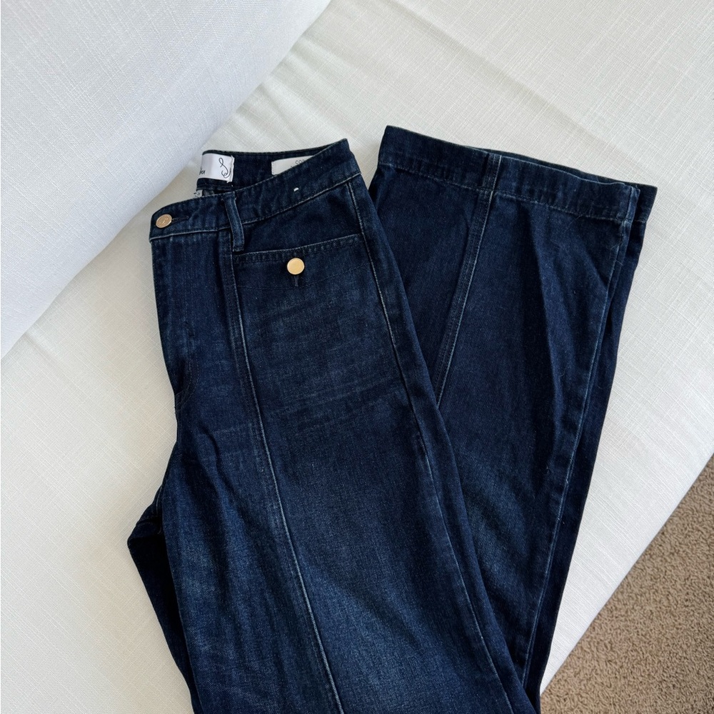 Sam Edelman Codie High Rise Soft Wide Leg Pant Jean